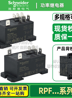 施耐德电磁功率继电器RPF2ABD RPF2BBD RPF2AP7 RPF2BP7 24V 230V