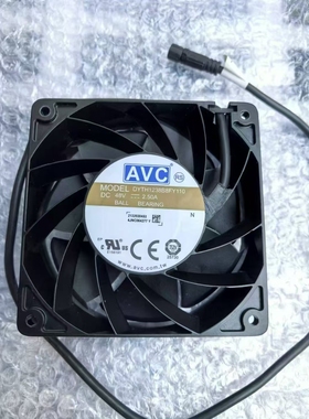 AVC全新DYTH1238B8FY110 48V 2.5A 12038交换机防水散热风扇
