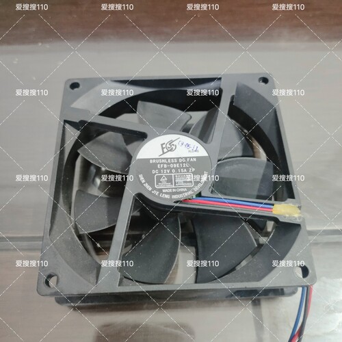 原装捷冷9厘米 EFB-09E12L dc12V0.15A静音 CPU/机箱电源散热风扇