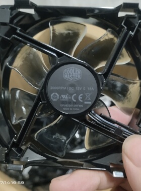 DF0922512RFMN 原装COOLER MASTER 12V 0.18A CPU散热风扇 3线