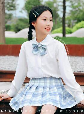儿童jk制服12岁百褶洋气裙子