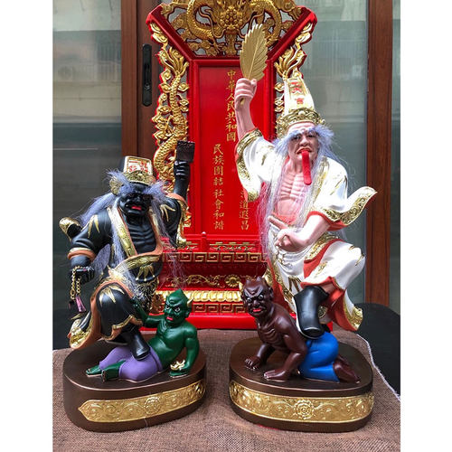 大二爷伯七爷八爷马来西亚金身阴神乩童神明黑白无常神明神像