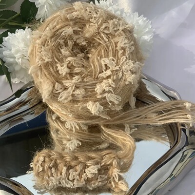 秋思|diy新款手编特色长毛网红手混线毛线团海马毛编织