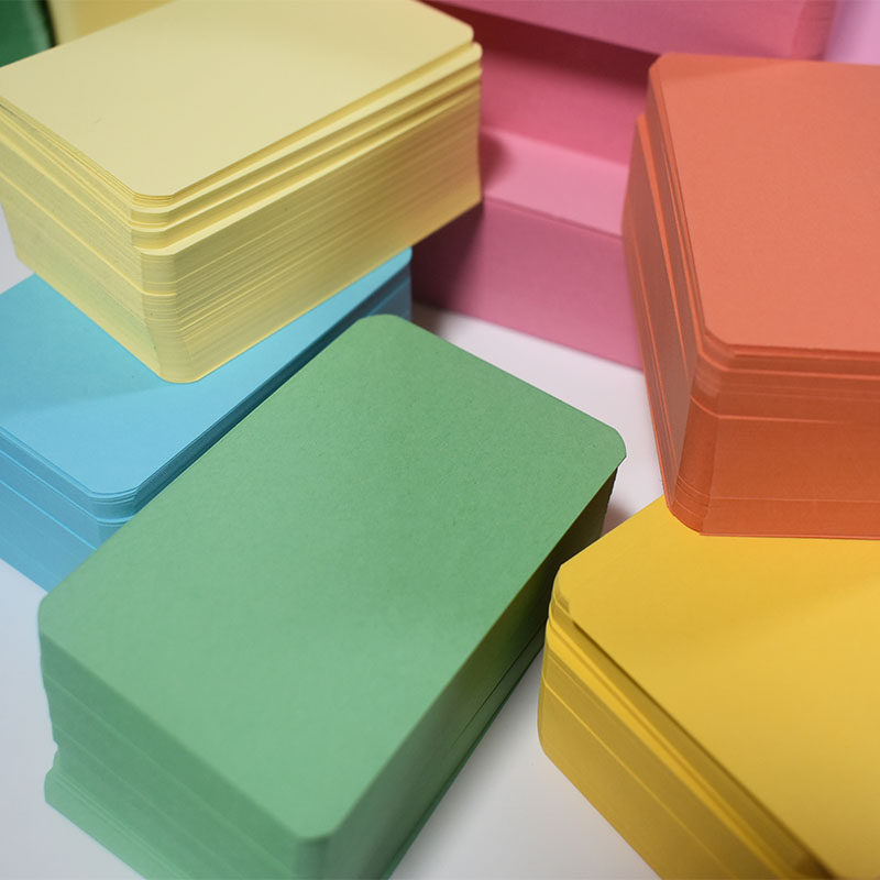 彩色贺卡纸空白迷你祝福许愿卡 母亲节创意文艺清新小卡片DIY手写