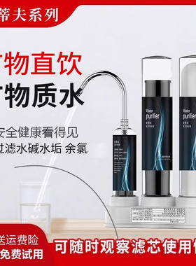 净水器家用直饮史蒂夫陶瓷滤芯厨房自来水龙头台式透明净化过滤器