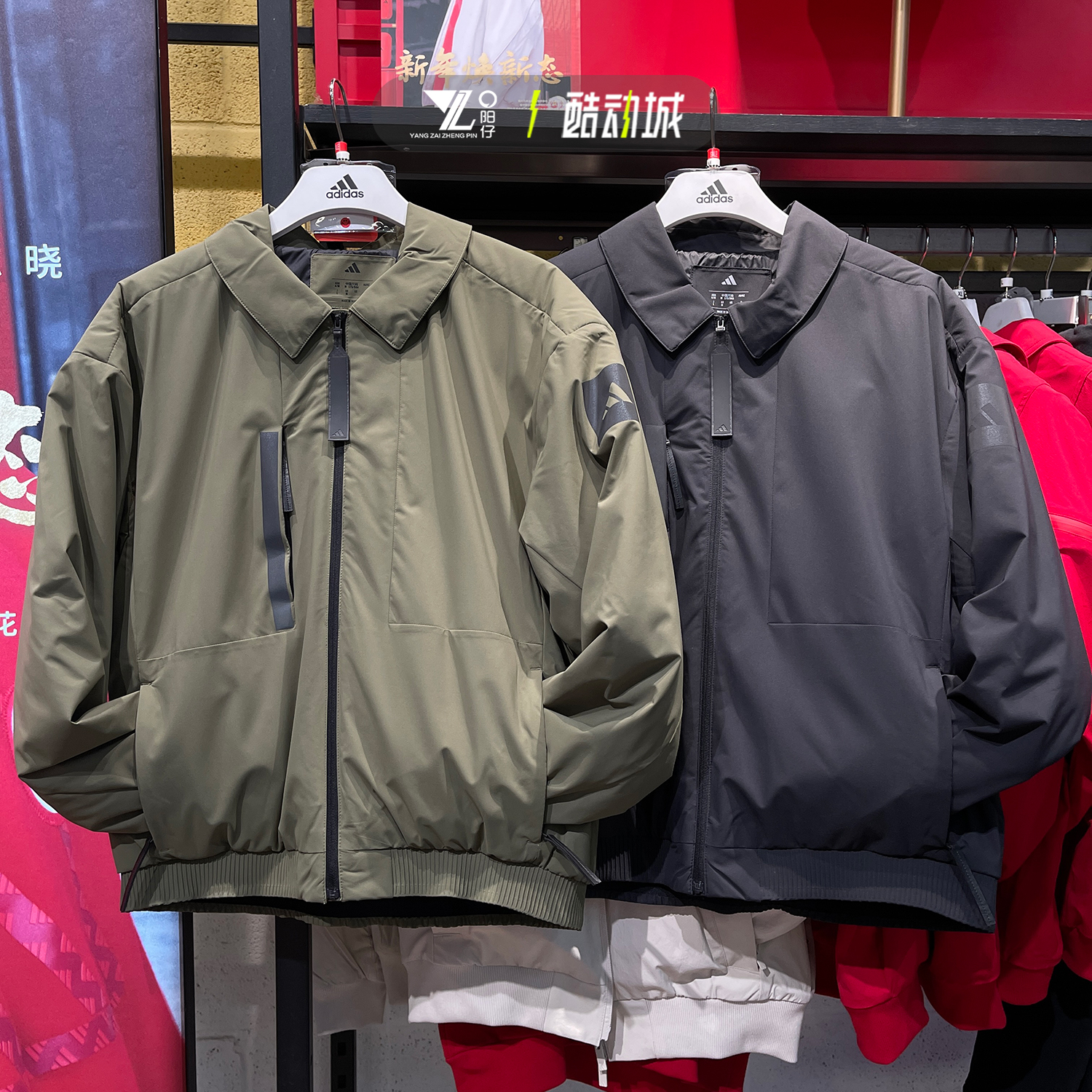 专柜正品阿迪达斯保暖加厚棉服