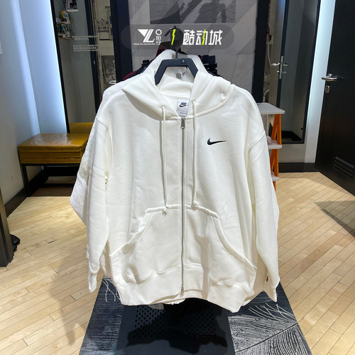 运动服连帽加绒休闲外套