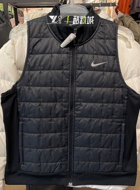 nike耐克THERMA-FIT女子冬季运动训练保暖立领棉马甲DD6085-010