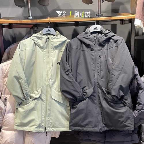 阿迪达斯男士三合一保暖羽绒服