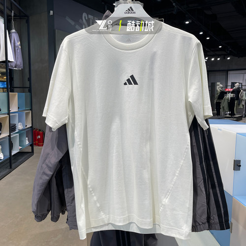 专柜正品Adidas男子休闲圆领半袖