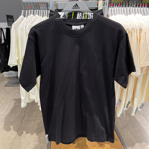 专柜正品Adidas男女休闲宽松半袖