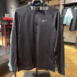 010 跑步运动训练上衣HV2708 nike耐克夜跑反光条长袖 T恤男子冬季