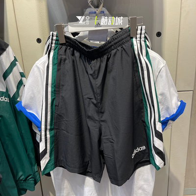 专柜正品Adidas男子简约五分裤