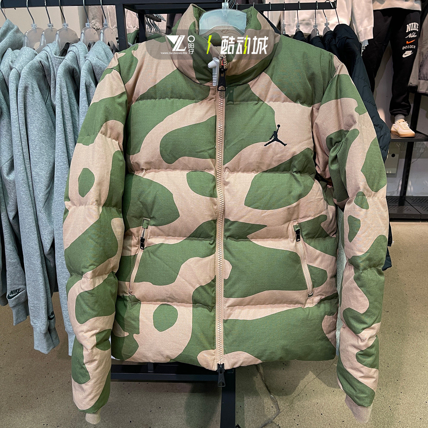 专柜正品Jordan男休闲保暖羽绒服