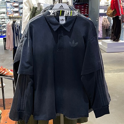 阿迪达斯三叶草男子长袖T恤