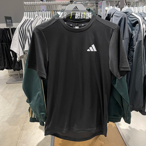 专柜正品Adidas男子轻薄透气半袖