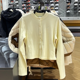 744 外套女子刺绣小标纯色简约百搭夹克IF0235 nike耐克正品 修身