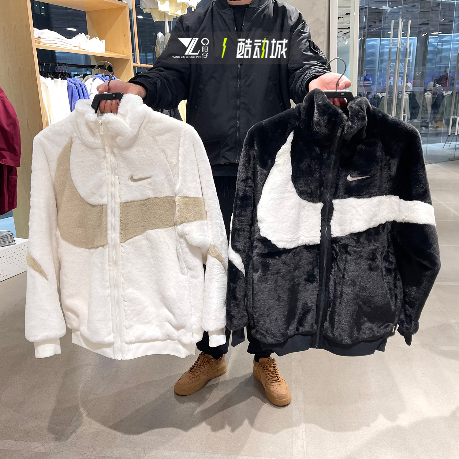 羊羔绒运动立领休闲保暖外套