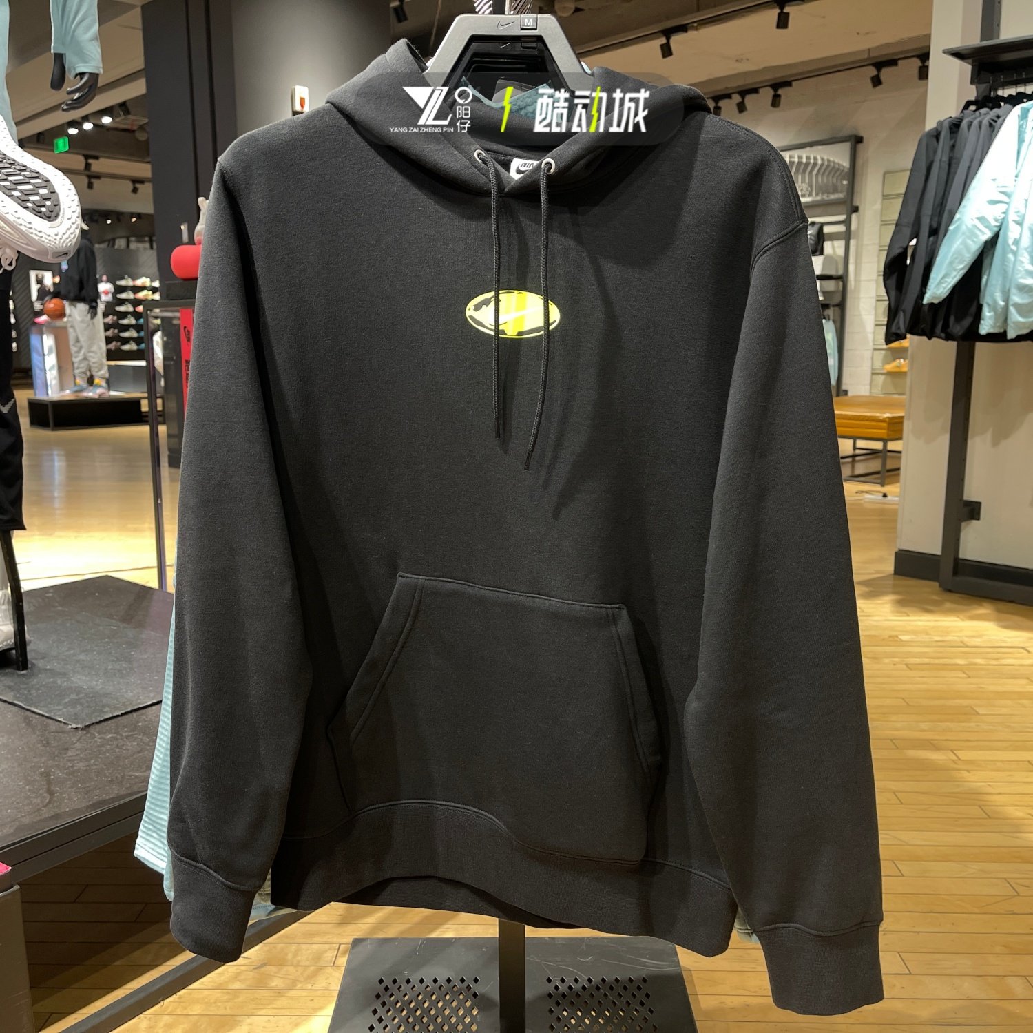 Nike耐克男子加绒保暖长袖连帽衫