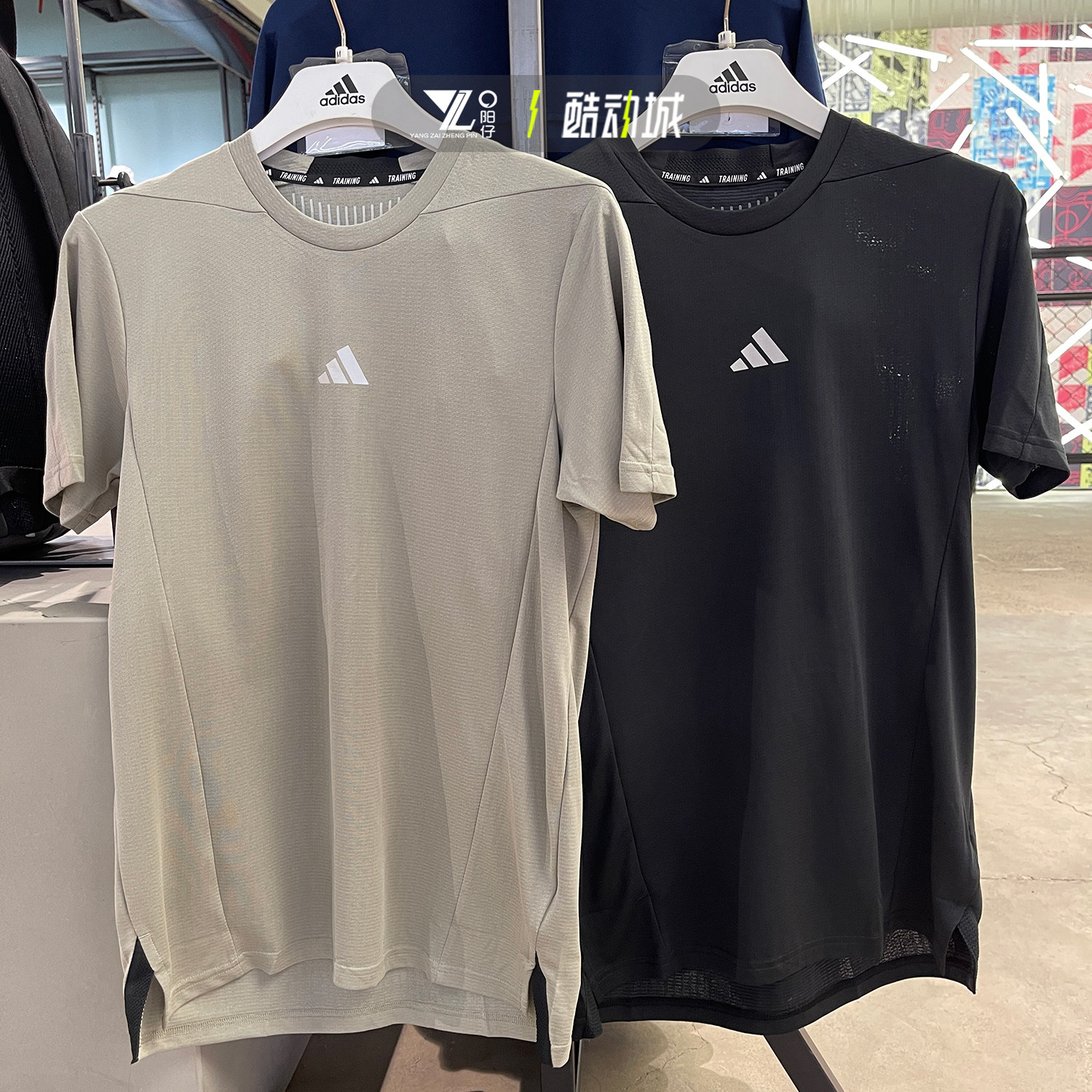 adidas阿迪达斯男短袖速干透气半袖圆领运动休闲t恤 is3738 3739