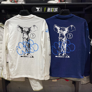 nike耐克男女同款长袖T恤25年新款后背大logo卫衣HJ3306-100-492