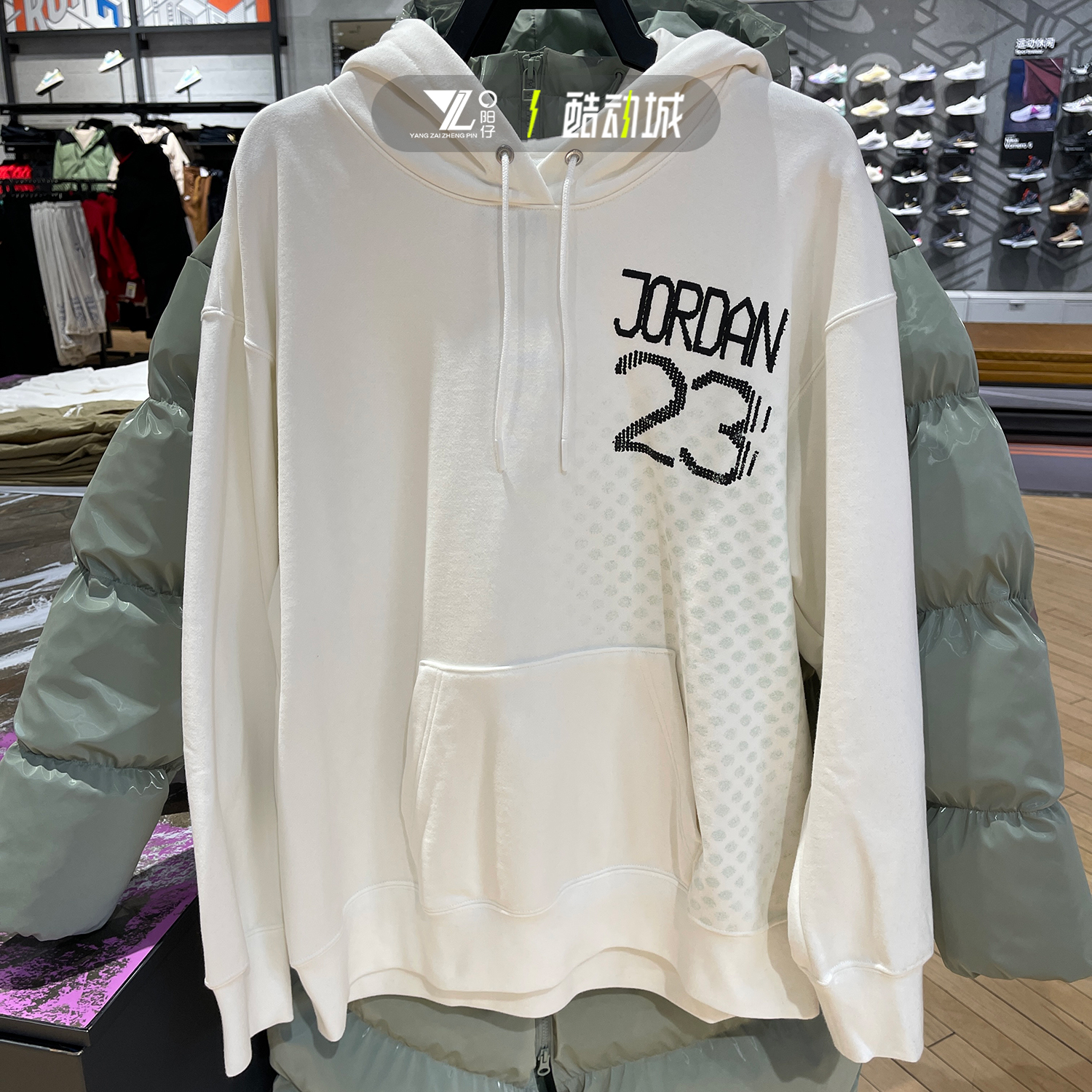 专柜正品Jordan女子休闲连帽卫衣