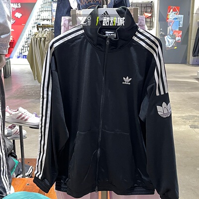 阿迪达斯三叶草三条杠男女夹克