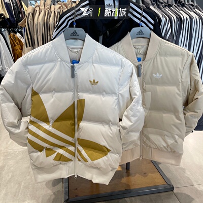 阿迪达斯三叶草时尚保暖羽绒服