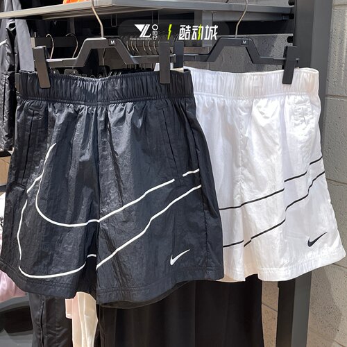 耐克女夏季大勾子速干跑步短裤