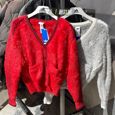 阿迪达斯三叶草女子新年款毛衣