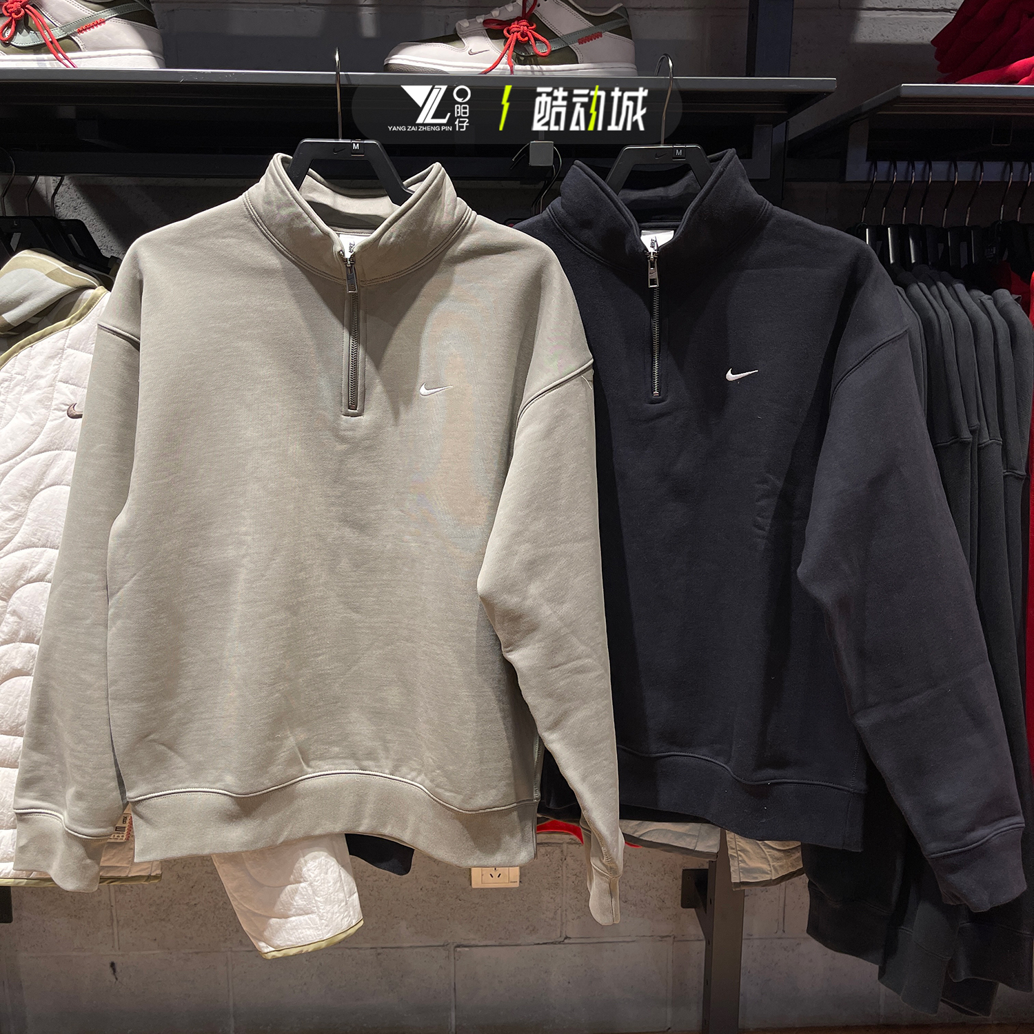 专柜正品耐克男子休闲圆领卫衣