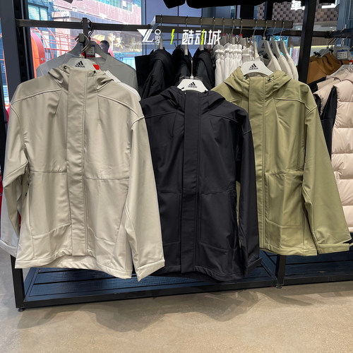 阿迪达斯男子秋冬上衣夹克外套