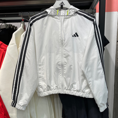 专柜正品Adidas女子休闲夹克外套