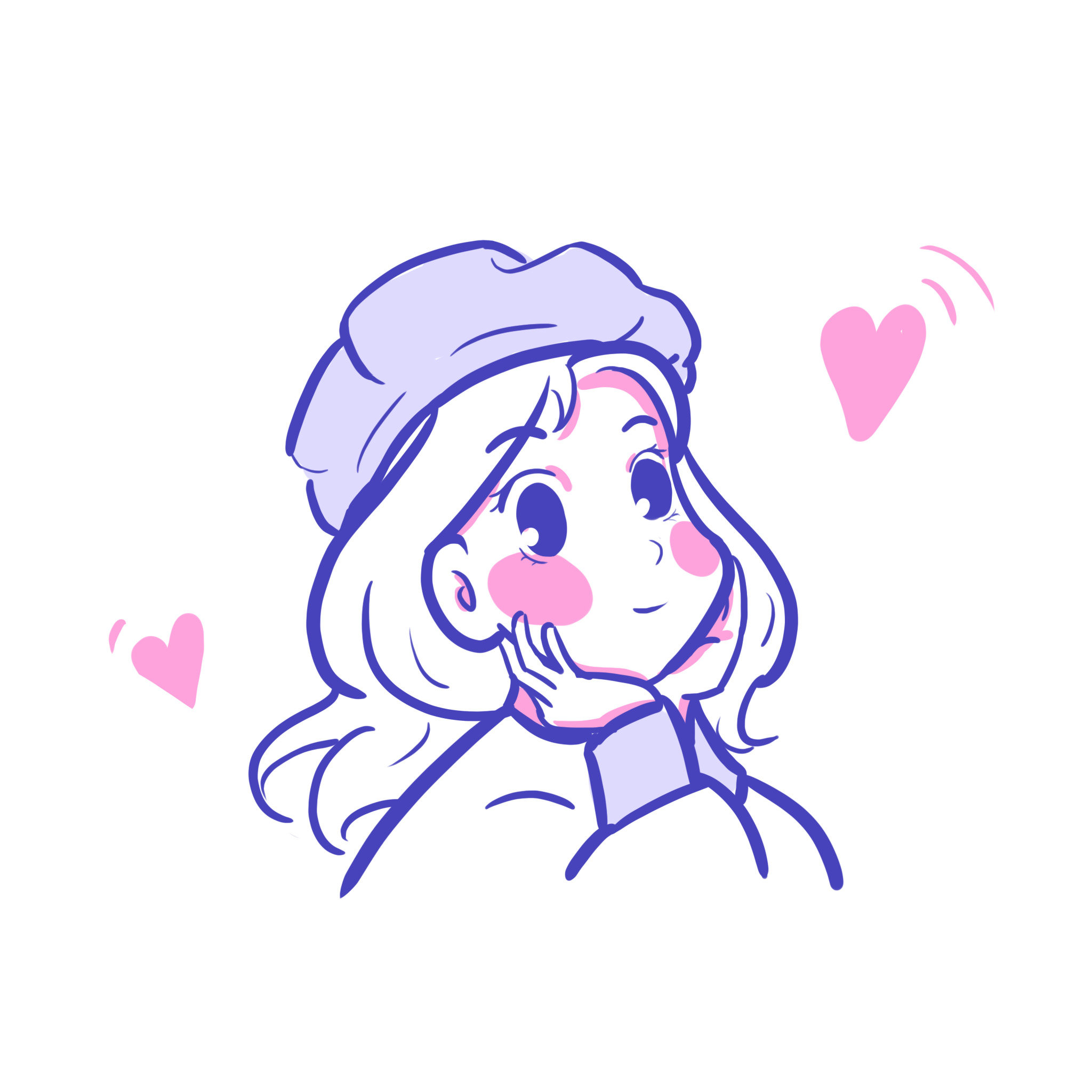 【emmm】手绘头像定制q版简笔画情侣闺蜜真人转卡通