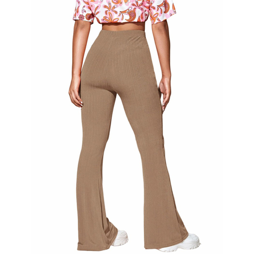 3XL plus size flanged high-waisted yoga pants for women large size pants