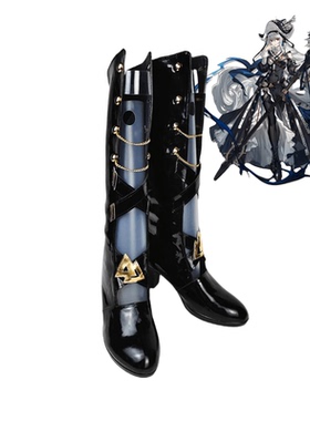 cosplay鞋高跟靴明日方舟归溟幽灵鲨艾丽妮流明掠风cos鞋定做定制