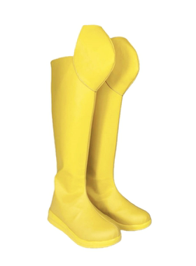 无敌小子 平行时空的无敌少侠马克格雷森cosplay鞋子黄色靴