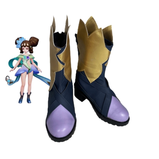 王者荣耀 小乔青蛇 cosplay鞋 cos鞋定做