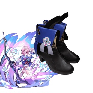 崩坏3星穹铁道三月七cos鞋动漫游戏人物cosplay鞋子靴子来图定做