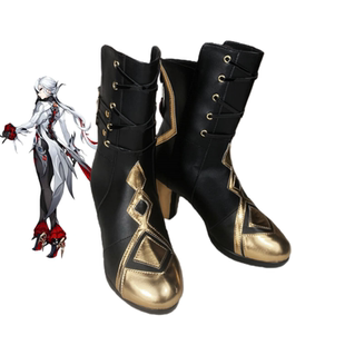 cosplay鞋原神愚人钟执行官仆人阿蕾奇诺cos动漫鞋定做