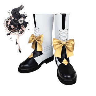 Arcaea 花对立cos鞋定制 动漫Cosplay女靴制作定制