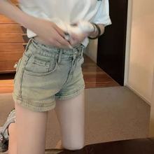 女童夏季薄款牛仔短裤2025新款女大童高腰显瘦热裤洋气时尚裤子潮