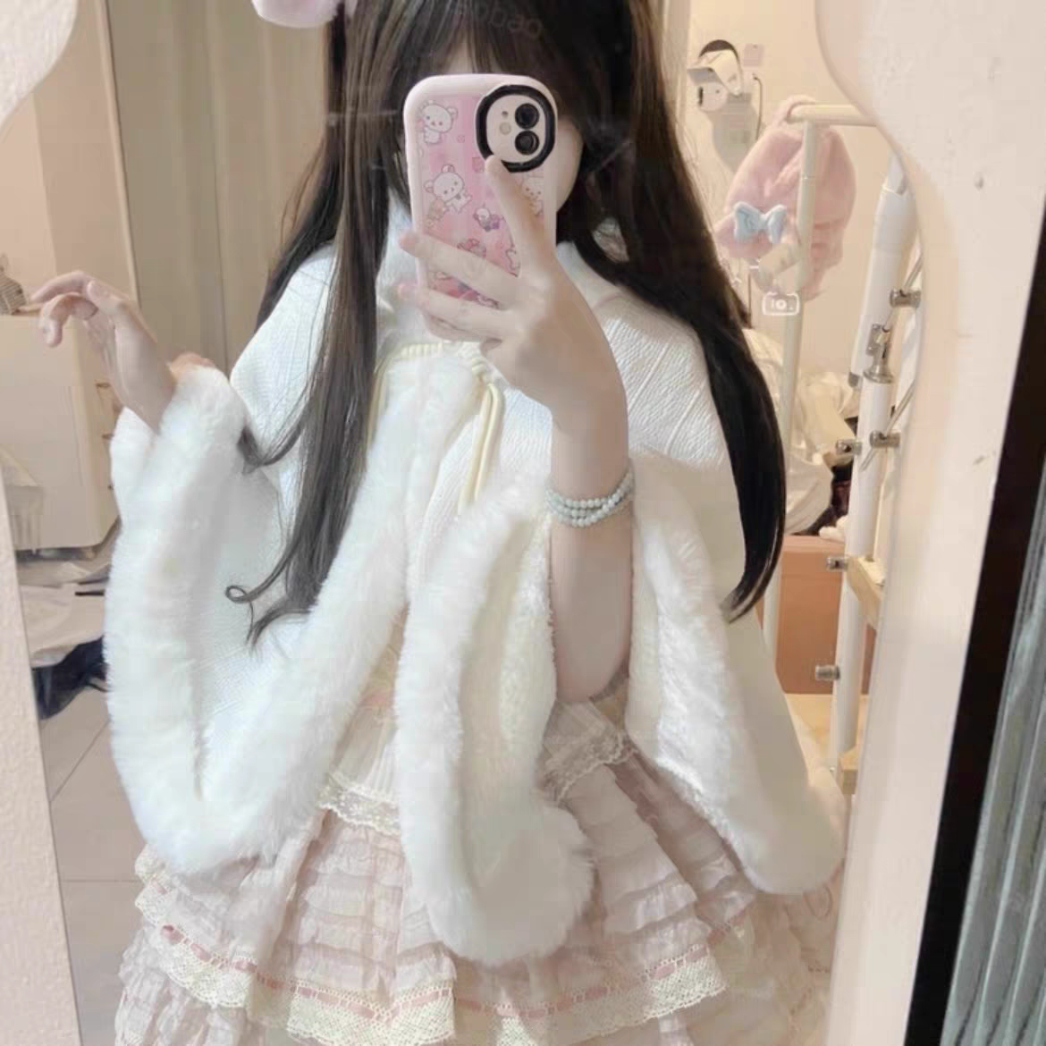 女童洛丽塔斗篷披肩外套2025新款儿童秋冬加绒加厚保暖斗篷外套,女装/女士精品,汉服套装,淘宝优惠券,粉丝福利购,淘宝优惠卷