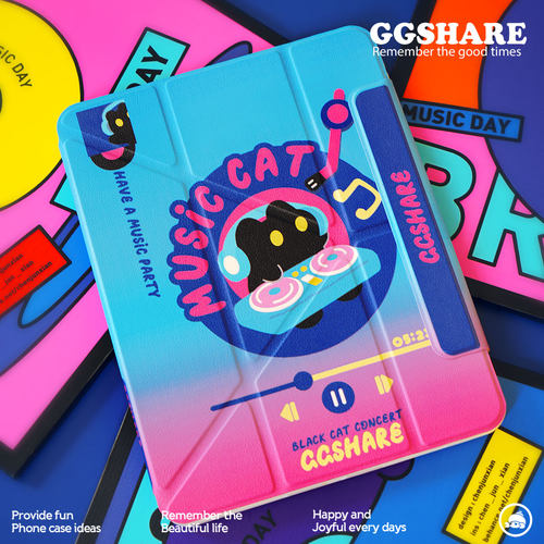 寄居蟹保护套原创唱片猫适用苹果