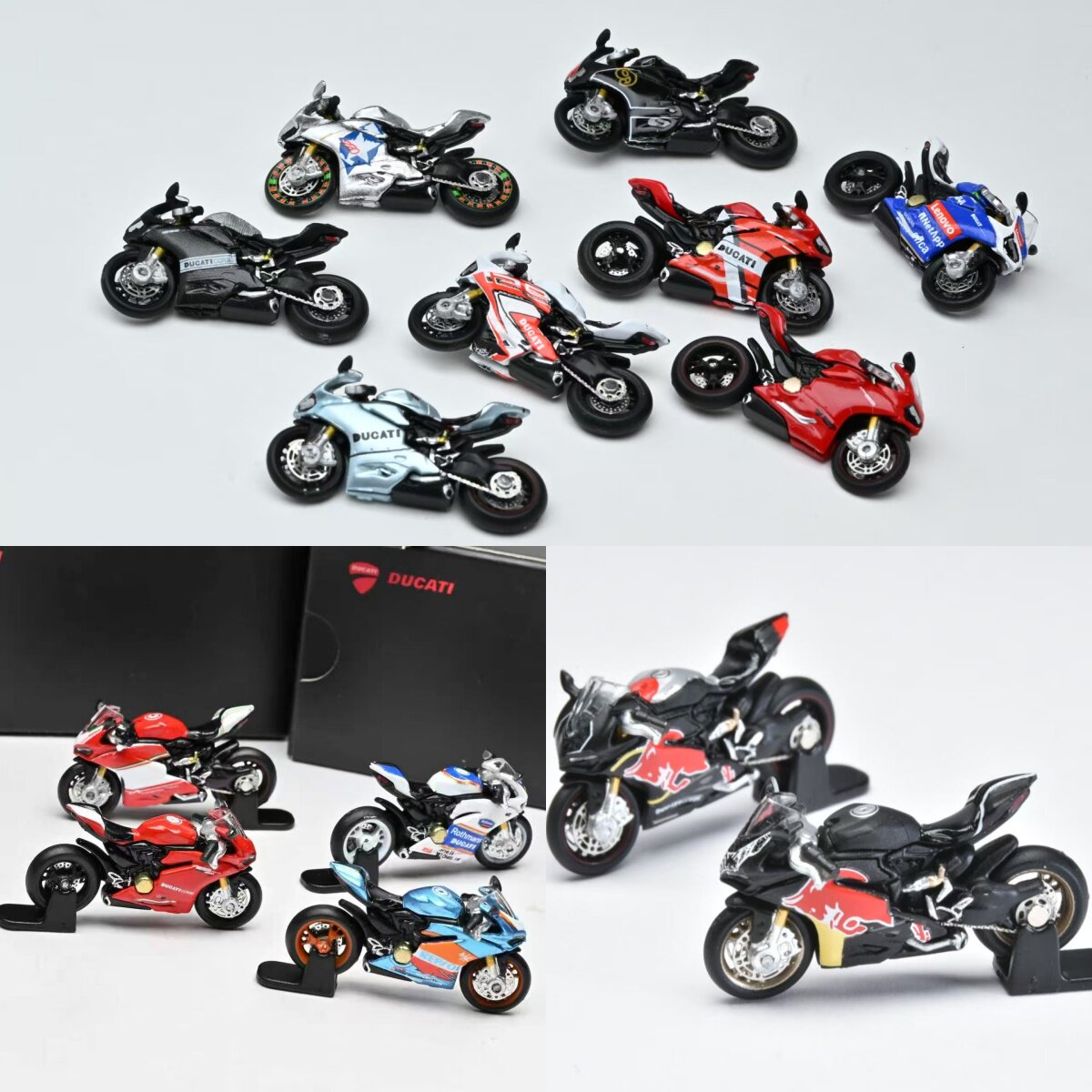 预售 Mini Bike MB 1:64 Ducati 杜卡迪 1299S 红牛 摩托车模