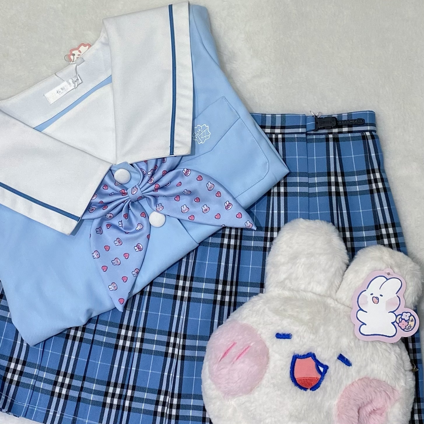 孤品捡漏中樱岛学园蓝身白领夏服Lolita三坑实体店闭店家官方正品 模玩/动漫/周边/娃圈三坑/桌游 lolita洛丽塔/软妹装/洋装 原图主图