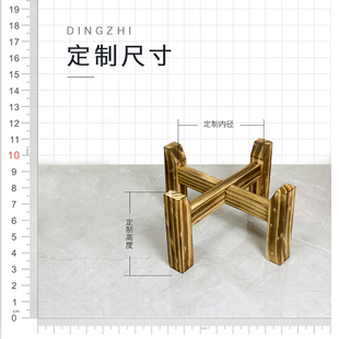厂家直销实木底座支架花盆架底座酒坛底座大缸底座三角四角底座托