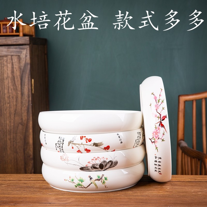 水仙花盆特大号大号中号水培植物多肉拼盘水果盆盆景花盆铜钱草盆,家居饰品,花盆,淘宝优惠券,粉丝福利购,淘宝优惠卷