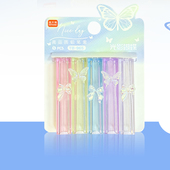 蝴蝶透明铅笔帽高颜值笔套小学生铅笔头保护套笔冒笔盖加长延长器