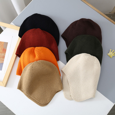 宝宝帽子薄款针织儿童护耳毛线帽